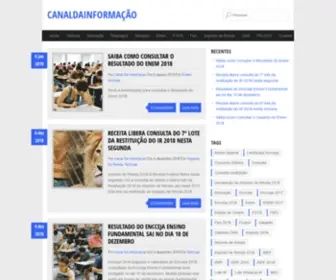Canaldainformacao.com.br(CanaldaInformação) Screenshot
