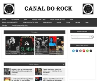 Canaldorock.com.br(Canal do Rock) Screenshot