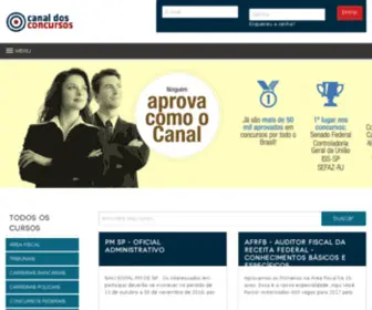 Canaldosconcursos.com(Social News Share) Screenshot