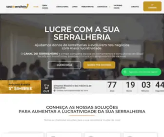 Canaldoserralheiro.com.br(Canal do Serralheiro) Screenshot