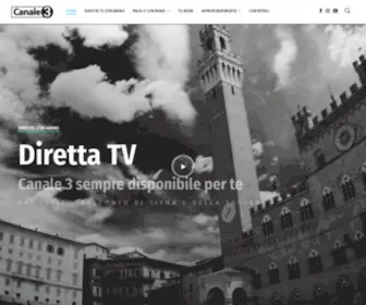 Canale3.tv(Canale 3 la TV di Siena e della Toscana) Screenshot