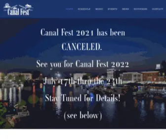 Canalfest.org(Canal Fest) Screenshot