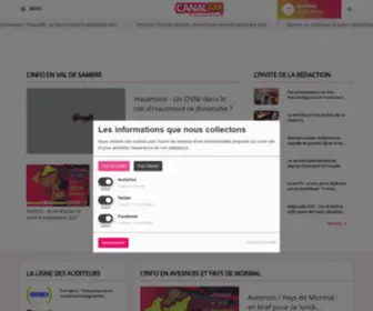 Canalfm.fr(Canal FM) Screenshot