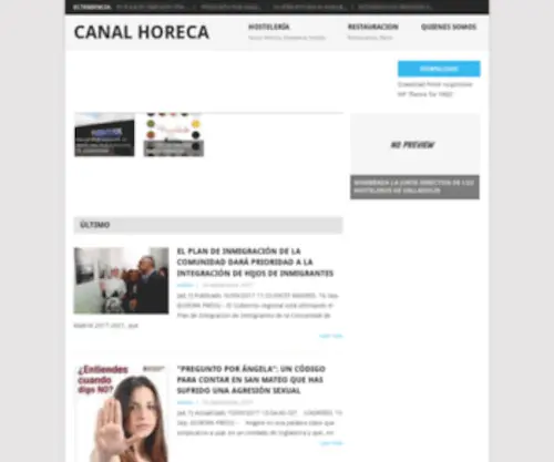 Canalhoreca.com(This is a default index page for a new domain) Screenshot