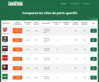 Canalmatch.com(Portail) Screenshot