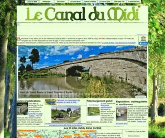 Canalmidi.com(LE site du Canal du Midi qui fait référence depuis 1999) Screenshot