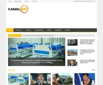 Canalmt.com.br(CANAL MT) Screenshot