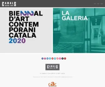 Canals-ART.com(CANALS GALERIA D'ART) Screenshot