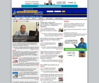 Canalsonora.com(Canal Sonora) Screenshot