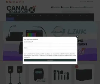 Canalsoundlight.com(Canal Sound & Light Canal Sound & Light) Screenshot