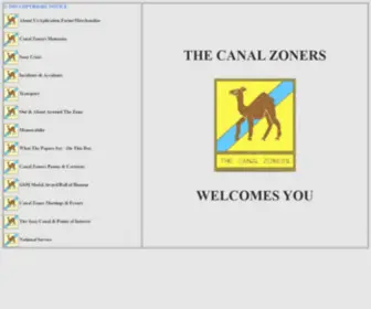 Canalzoners.co.uk(THE CANAL ZONERS) Screenshot