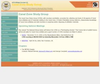 Canalzonestudygroup.com(Canal Zone Study Group) Screenshot
