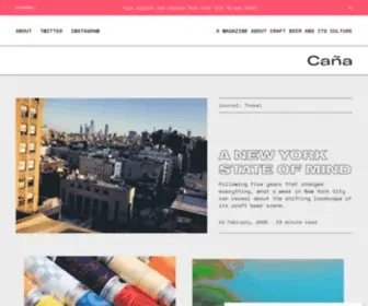 Canamagazine.com(Caña) Screenshot