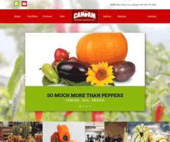 Canampepper.com(Can-Am Pepper Company) Screenshot