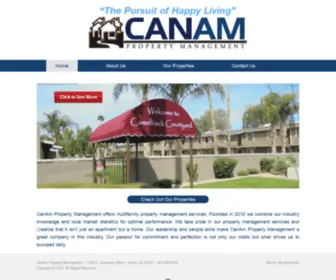 Canampm.com(CanAm Property Management) Screenshot