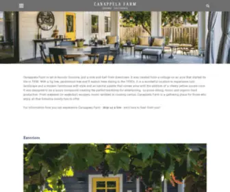 Canappelafarm.com(The Ultimate Sonoma Valley Experience) Screenshot