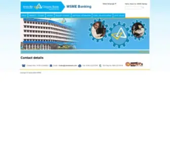 Canaramsme.com(Canara Bank) Screenshot