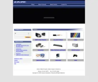 Canare.com(Canare Corp) Screenshot