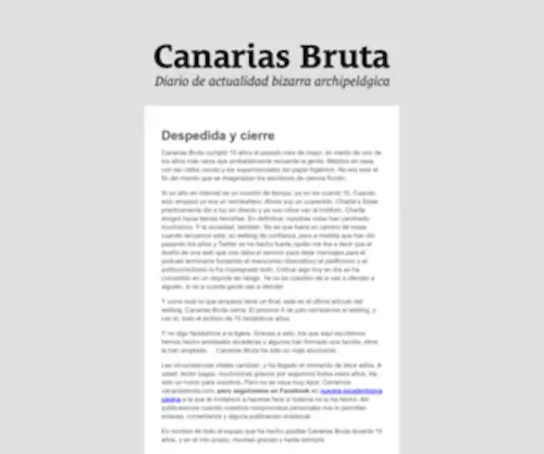 Canariasbruta.com(Canarias Bruta) Screenshot