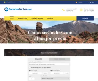 Canariascoches.com(Alquiler de Coches en Tenerife) Screenshot