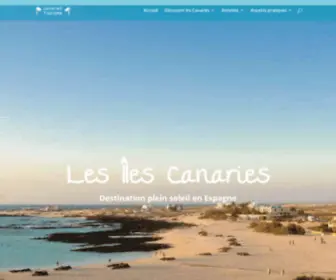 Canariestourisme.com(Canaries tourisme) Screenshot