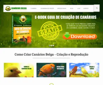 Canariosbelga.com.br(Como Criar Can) Screenshot