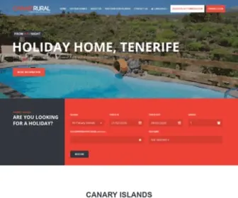 Canarirural.com(Apartments and Hotels in Canary Islands) Screenshot