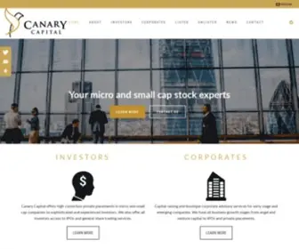 Canarycapital.com.au(Canary Capital) Screenshot