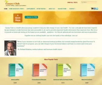 Canaryclub.org(Hormone Panel Profile Test Kits from ZRT Lab for At) Screenshot