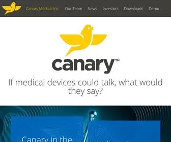 Canarymedical.com(Canary Medical) Screenshot