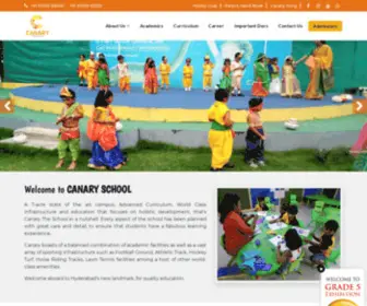 Canarytheschool.com(A happy learning community with IB PYP and CBSE curriculum) Screenshot