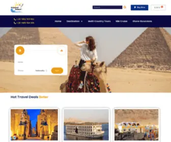 Canarytoursegy.com(Canary Tours Egypt Travel Packages) Screenshot