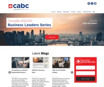 Canasean.com(The mission of CABC) Screenshot