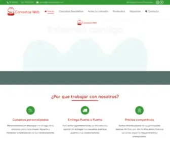 Canastasweb.com(Canastas navideñas) Screenshot