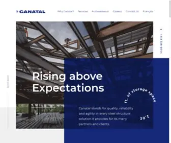 Canatal.net(Steel Structure Fabricators) Screenshot