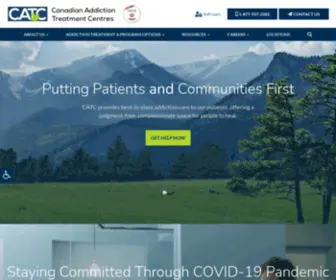 Canatc.ca(Putting Patients and Communities First) Screenshot