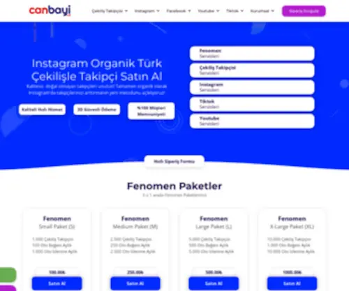 Canbayi.net(Instagram Organik Türk Takipçi Satın Al) Screenshot