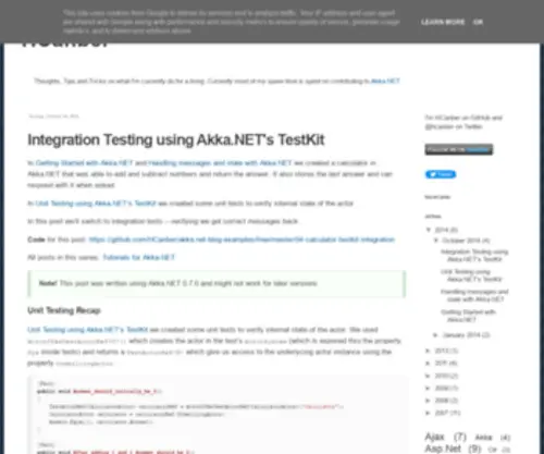Canberger.se(HCanber) Screenshot