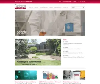 Canberracorp.com(Canberra Cleaning Chemicals) Screenshot