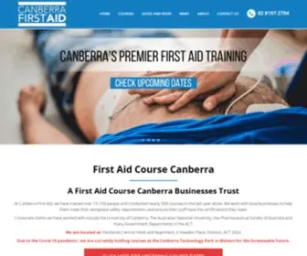 Canberrafirstaid.com(First Aid Course Canberra) Screenshot