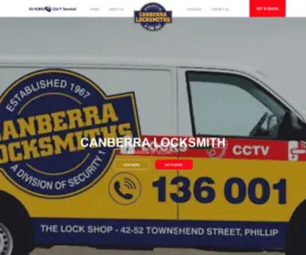 Canberralocksmiths.com.au(Emergency Locksmith) Screenshot