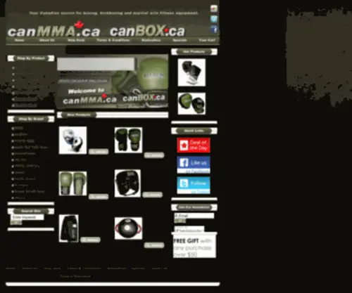 Canbox.ca(CanMMA.ca &) Screenshot