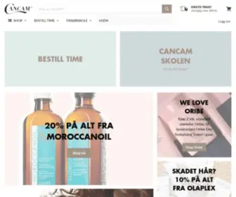 Cancam.no(Cancam Frisør) Screenshot