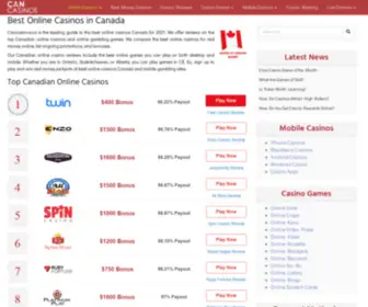 Cancasinos.ca Screenshot