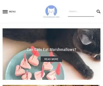 Cancatseat.com(Which Foods Can Cats Eat) Screenshot