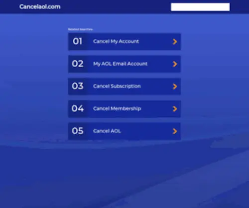 Cancelaol.com(Cancelaol) Screenshot