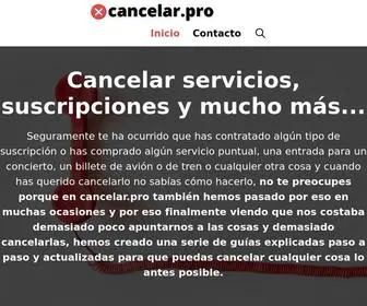 Cancelar.pro(▷) Screenshot