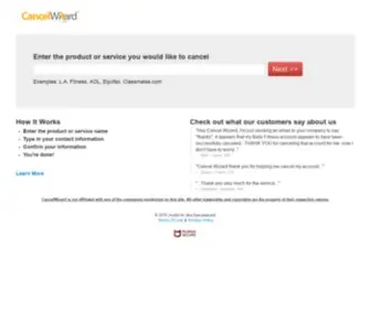 Cancellation-Form.com(Cancellation Service) Screenshot