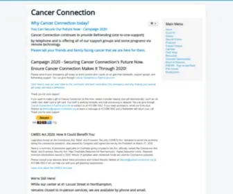 Cancer-Connection.org(Cancer Connection) Screenshot