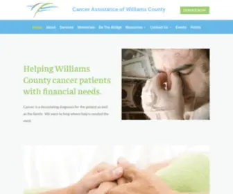 Cancerbridge.org(Cancer Assistance of Williams County) Screenshot